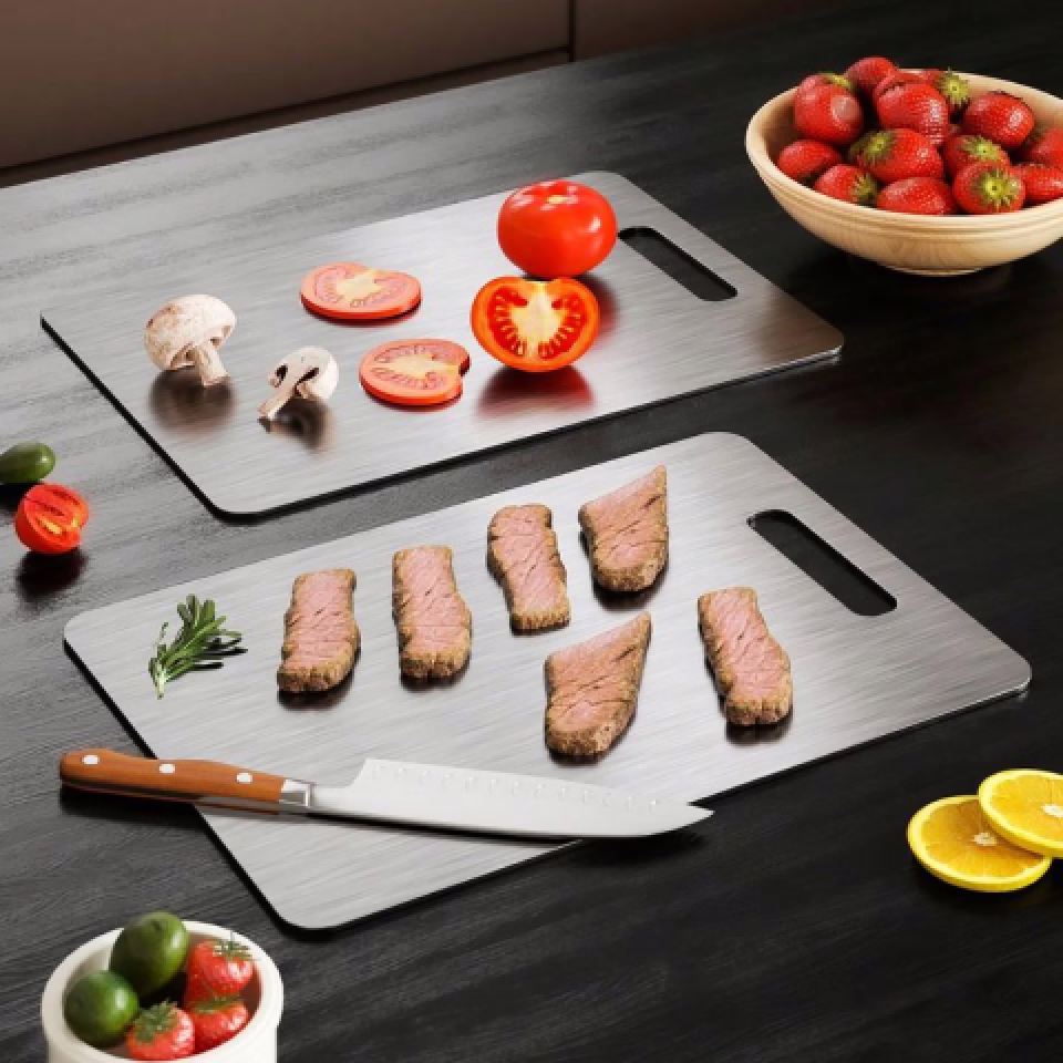 Laser Cut Titanium Katori Cutting Boards